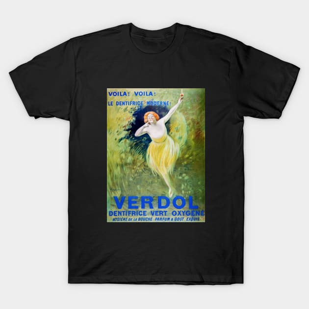 Retro Advertisement by Cappiello / Verdol T-Shirt by CozyCanvas